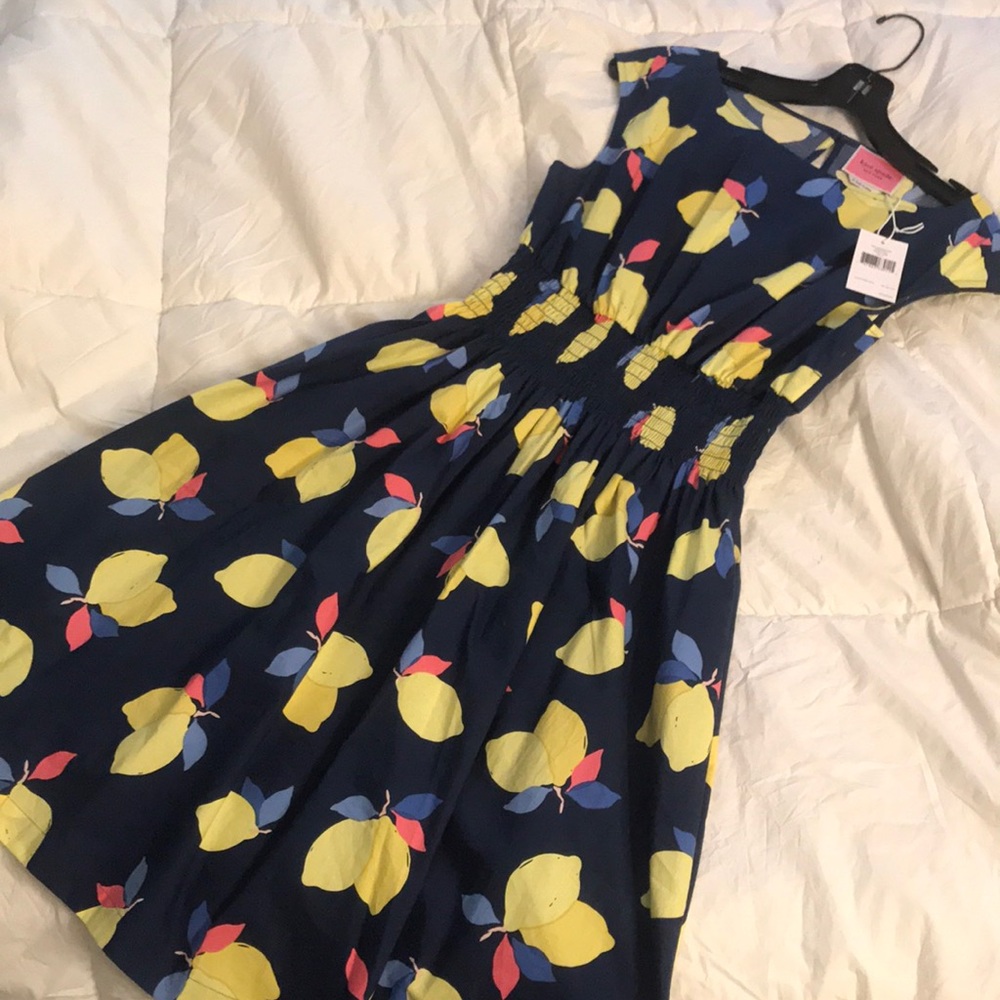 New Kate Spade Lemon Dress size 6